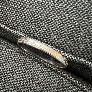 Coach Sterling Silver Bangle Bracelet (925).  Excellent Condition